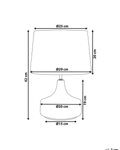 Candeeiro De Mesa Em Vidro Azul Erzen
