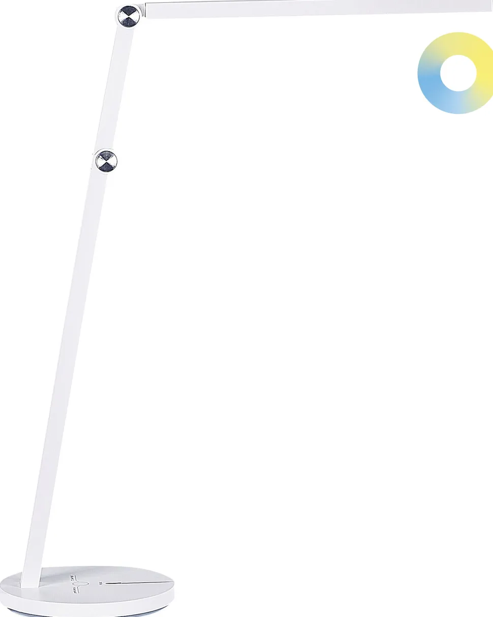 Candeeiro De Mesa Led Branco 48 Cm Dorado