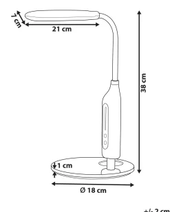 Candeeiro De Mesa Led Branco Cygnus