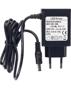 Candeeiro De Mesa Led Em Metal Preto E Prateado Com Porta Usb Corvus