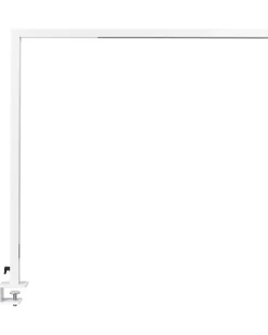 Candeeiro De Mesa Led Em Metal Branco 120 Cm Octant