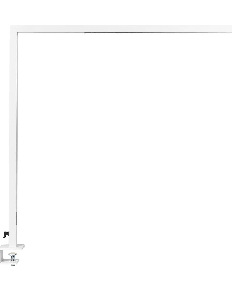 Candeeiro De Mesa Led Em Metal Branco 120 Cm Octant