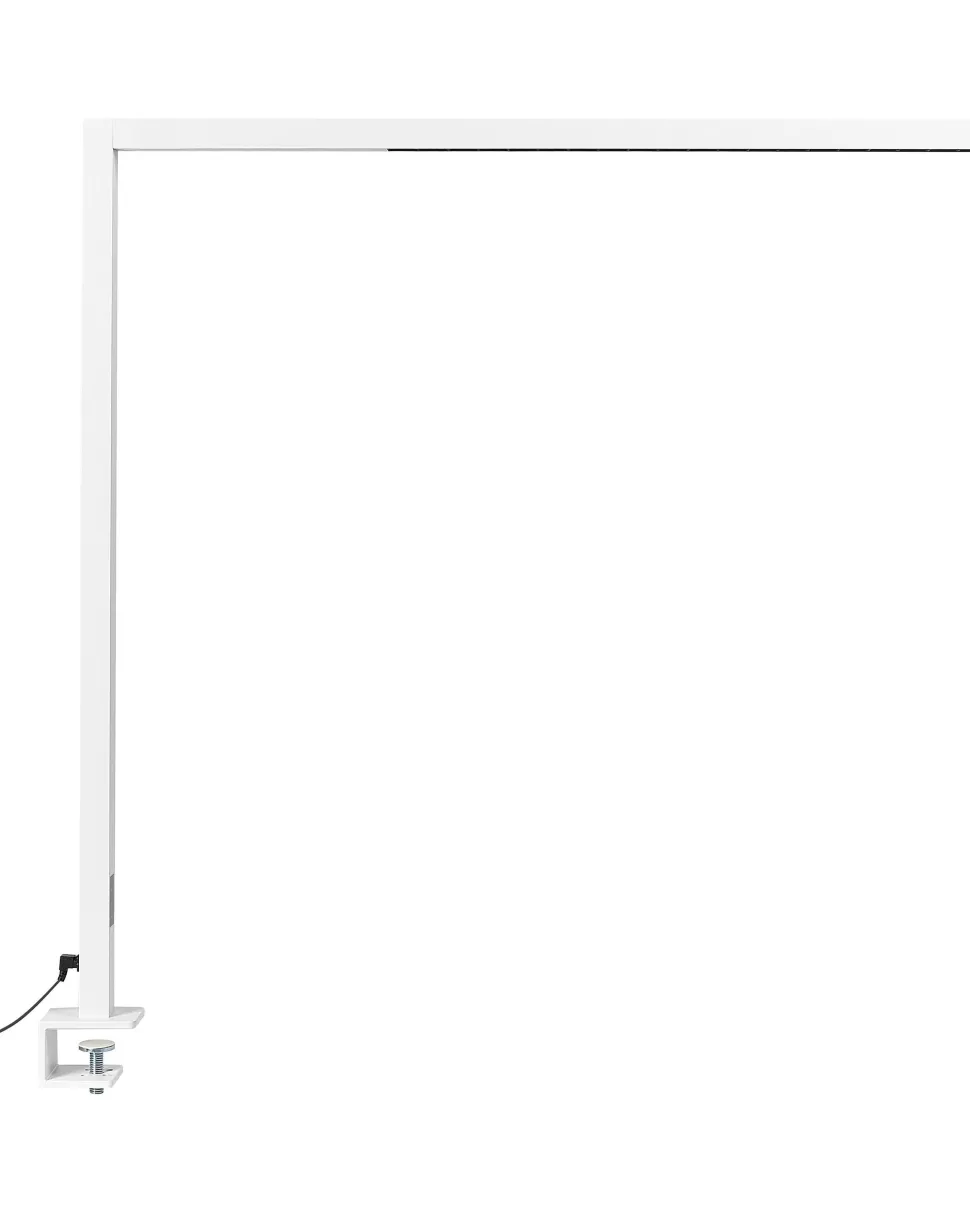 Candeeiro De Mesa Led Em Metal Branco 120 Cm Octant