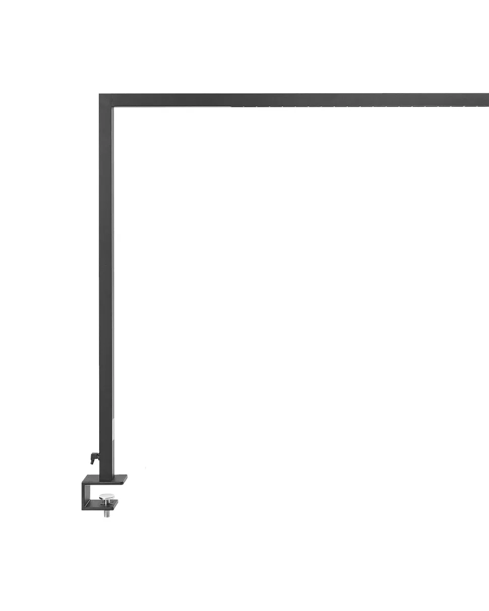 Candeeiro De Mesa Led Em Metal Preto 120 Cm Octant