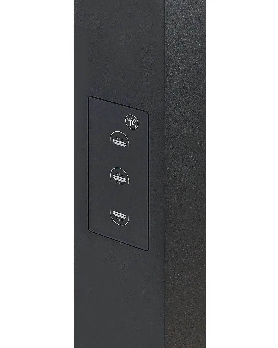 Candeeiro De Mesa Led Em Metal Preto 120 Cm Octant