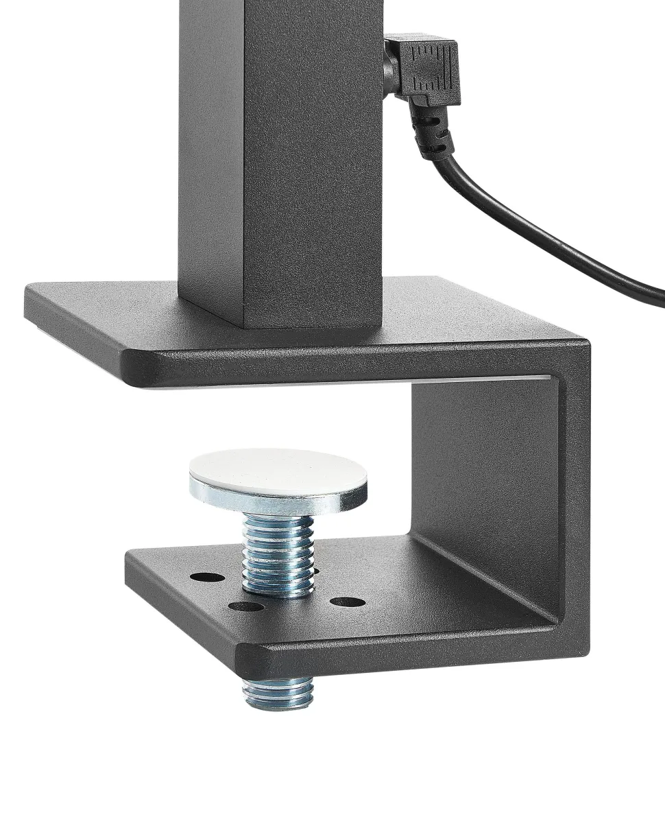 Candeeiro De Mesa Led Em Metal Preto 120 Cm Octant