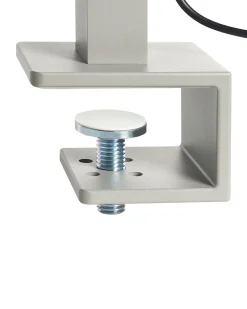 Candeeiro De Mesa Led Em Metal Prateado 120 Cm Volans