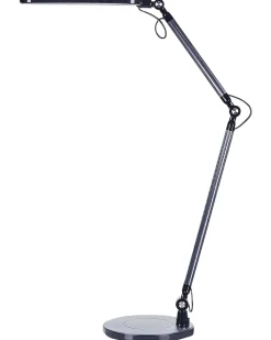 Candeeiro De Mesa Led Em Metal Preto 80 Cm Grus