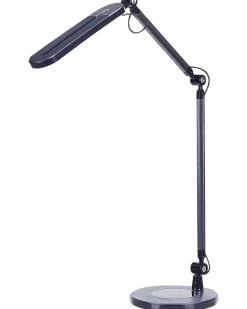 Candeeiro De Mesa Led Em Metal Preto 80 Cm Grus