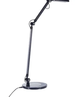 Candeeiro De Mesa Led Em Metal Preto 80 Cm Grus