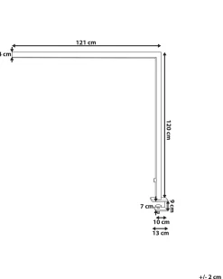 Candeeiro De Mesa Led Em Metal Preto 120 Cm Volans