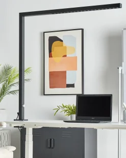 Candeeiro De Mesa Led Em Metal Preto 120 Cm Volans