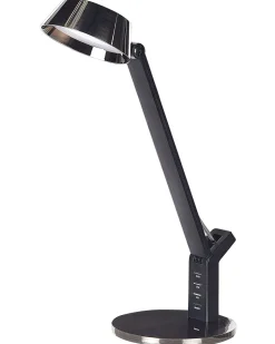 Candeeiro De Mesa Led Em Metal Cor De Bronze Com Porta Usb Chamaeleon