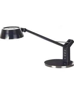 Candeeiro De Mesa Led Em Metal Cor De Bronze Com Porta Usb Chamaeleon