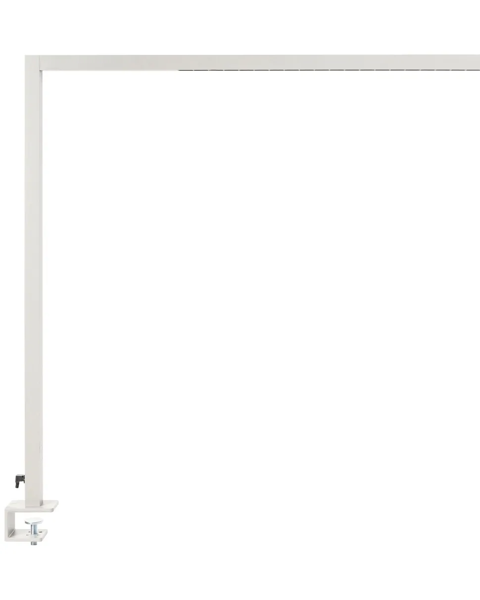 Candeeiro De Mesa Led Em Metal Prateado 120 Cm Octant