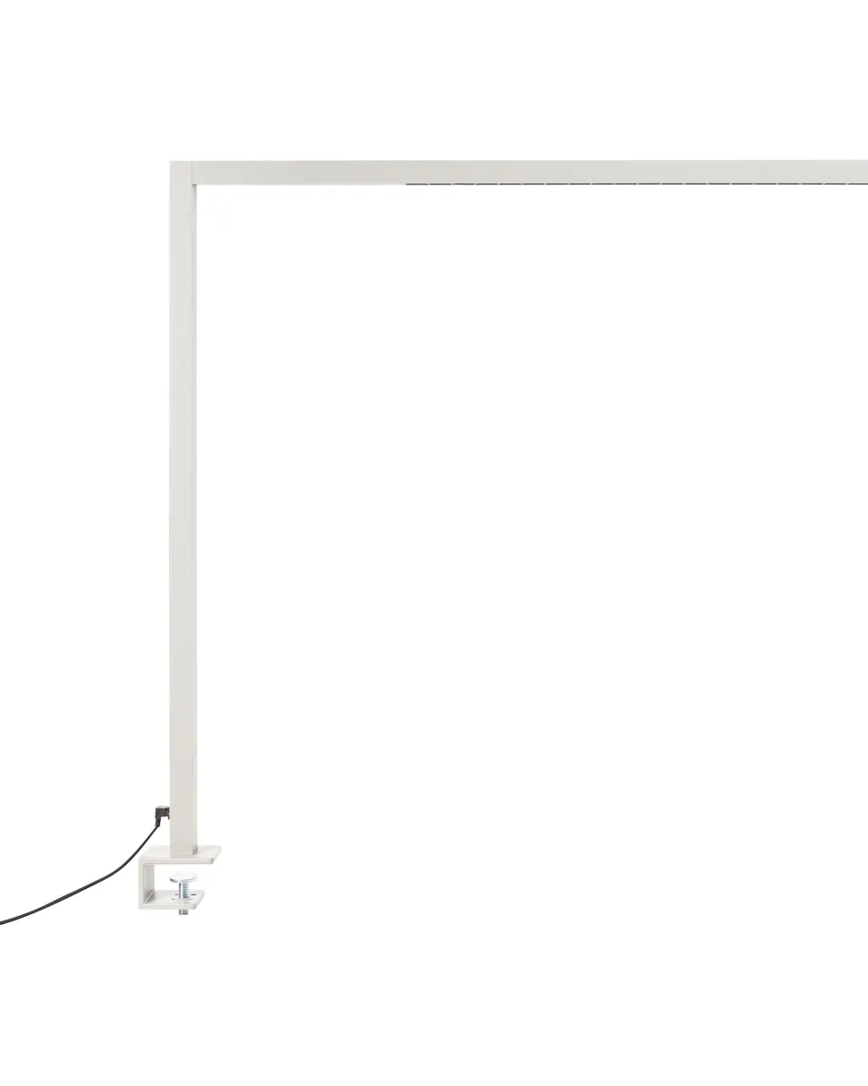 Candeeiro De Mesa Led Em Metal Prateado 120 Cm Octant