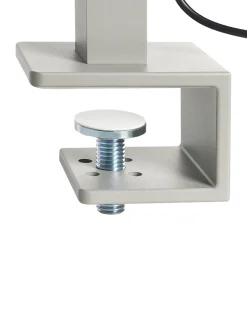 Candeeiro De Mesa Led Em Metal Prateado 120 Cm Octant