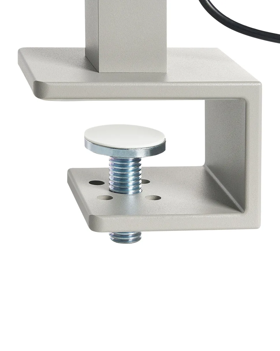 Candeeiro De Mesa Led Em Metal Prateado 120 Cm Octant