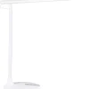 Candeeiro De Mesa Led Em Metal Branco 38 Cm Draco