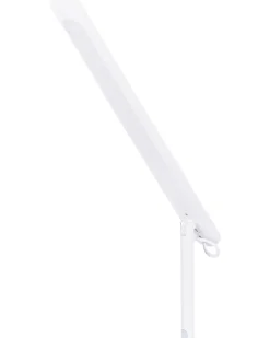 Candeeiro De Mesa Led Em Metal Branco 38 Cm Draco