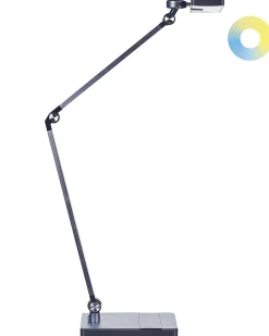 Candeeiro De Mesa Led Em Metal Preto 73 Cm Lacerta