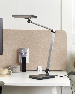 Candeeiro De Mesa Led Em Metal Preto 73 Cm Lacerta