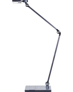 Candeeiro De Mesa Led Em Metal Preto 73 Cm Lacerta