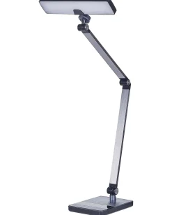 Candeeiro De Mesa Led Em Metal Preto 73 Cm Lacerta