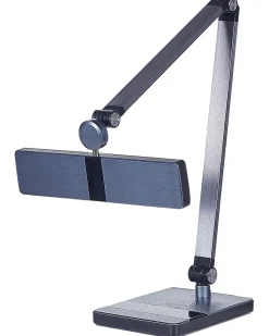 Candeeiro De Mesa Led Em Metal Preto 73 Cm Lacerta