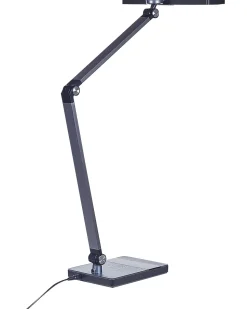 Candeeiro De Mesa Led Em Metal Preto 73 Cm Lacerta