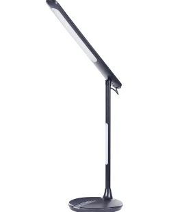 Candeeiro De Mesa Led Em Metal Preto 38 Cm Draco