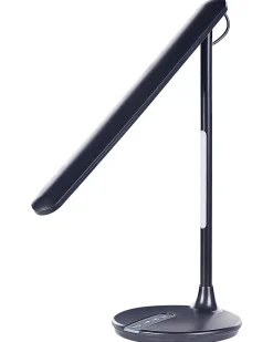 Candeeiro De Mesa Led Em Metal Preto 38 Cm Draco