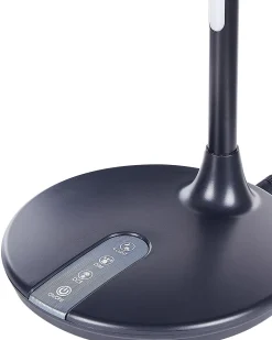 Candeeiro De Mesa Led Em Metal Preto 38 Cm Draco