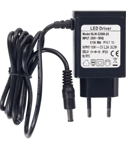 Candeeiro De Mesa Led Em Metal Preto 38 Cm Draco