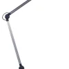 Candeeiro De Mesa Led Em Metal Prateado 34 Cm Eridanus