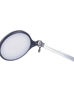 Candeeiro De Mesa Led Em Metal Prateado 34 Cm Eridanus