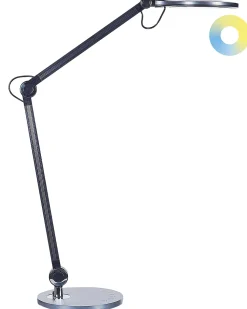 Candeeiro De Mesa Led Em Metal Preto 34 Cm Eridanus