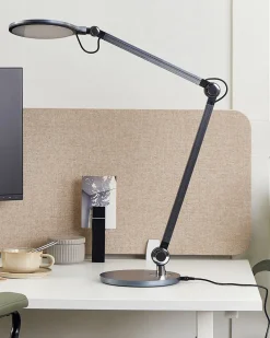 Candeeiro De Mesa Led Em Metal Preto 34 Cm Eridanus