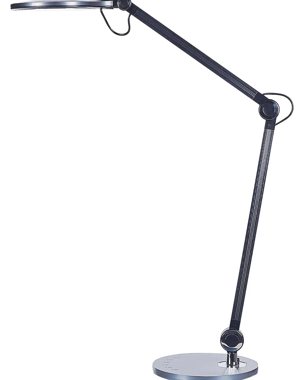 Candeeiro De Mesa Led Em Metal Preto 34 Cm Eridanus
