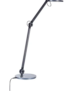 Candeeiro De Mesa Led Em Metal Preto 34 Cm Eridanus
