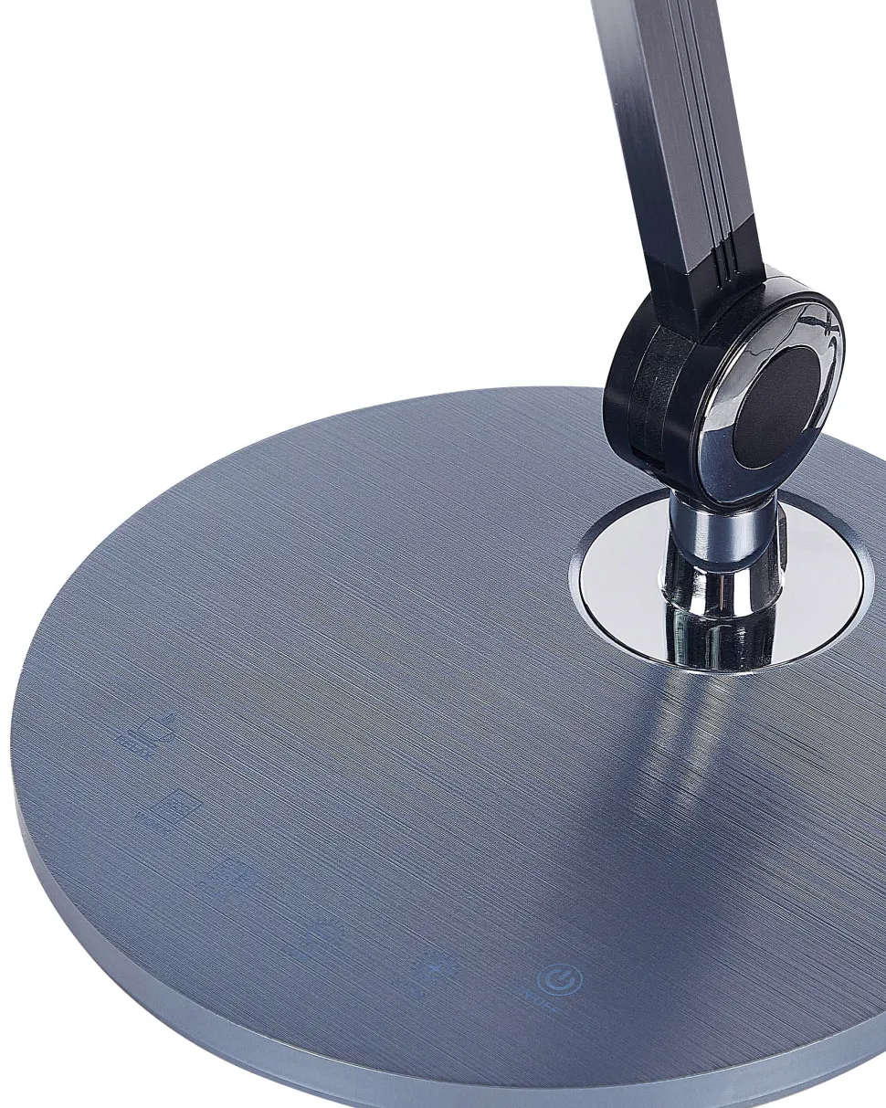 Candeeiro De Mesa Led Em Metal Preto 34 Cm Eridanus