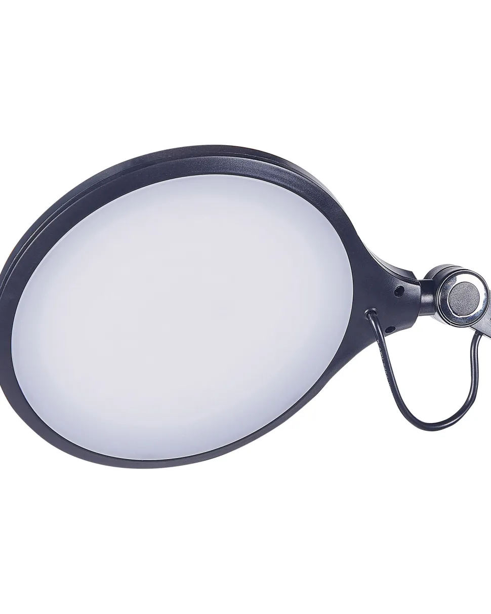 Candeeiro De Mesa Led Em Metal Preto 34 Cm Eridanus