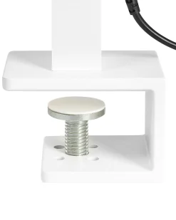 Candeeiro De Mesa Led Em Metal Branco 120 Cm Volans