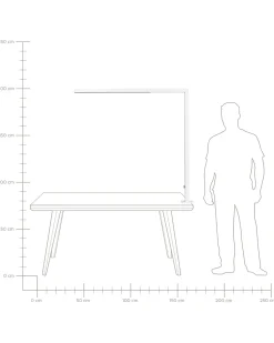 Candeeiro De Mesa Led Em Metal Branco 120 Cm Volans