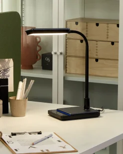 Candeeiro De Mesa Led Preto Centaurus