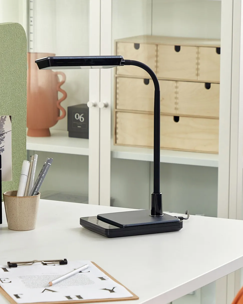 Candeeiro De Mesa Led Preto Centaurus