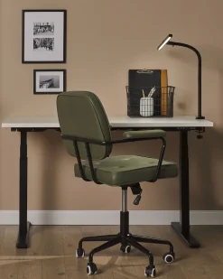 Candeeiro De Mesa Led Preto 48 Cm Auriga