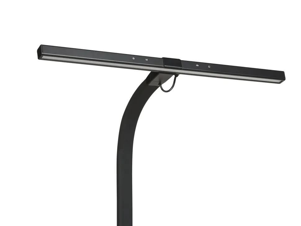 Candeeiro De Mesa Led Preto 68 Cm Kouris