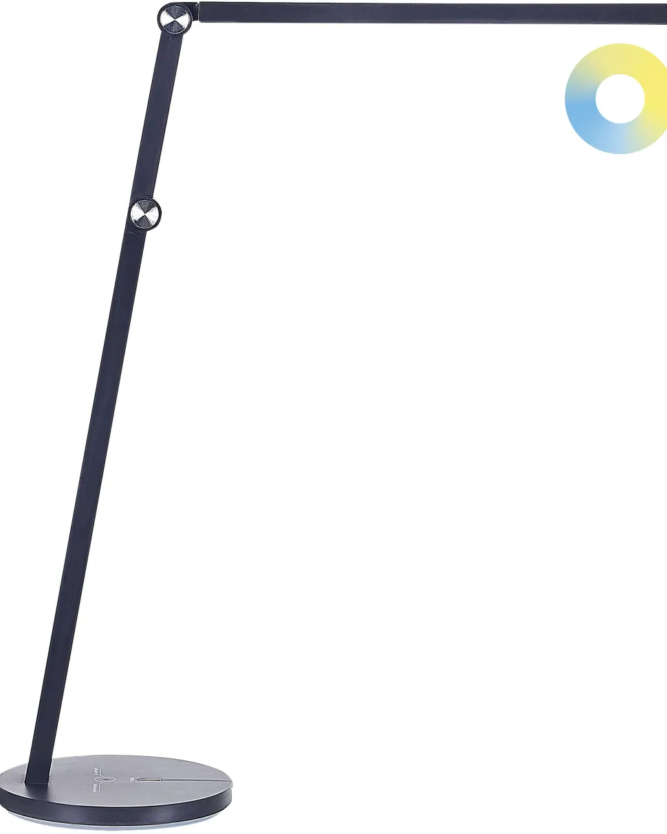 Candeeiro De Mesa Led Preto 48 Cm Dorado