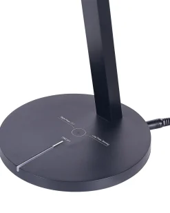 Candeeiro De Mesa Led Preto 48 Cm Dorado